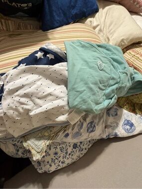 SwaddleMe Mint Green Hooded Baby Swaddle with Navy Star and White Dot Prints